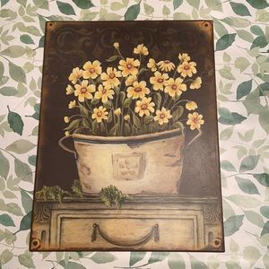 Metal decorative wall hanging